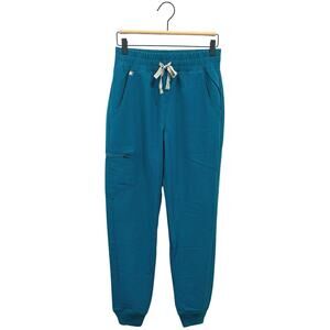 NWT Figs Zamora High Waisted Jogger Scrub Pant Tall in Pacific Blue Size XS